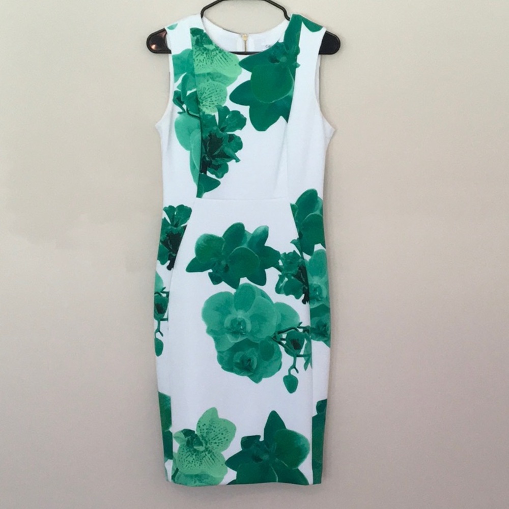 Green Floral Dress